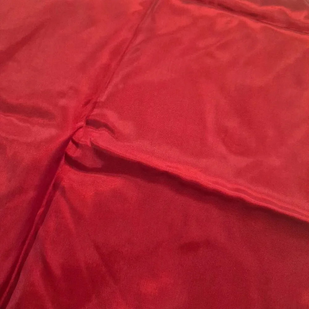 Fabric, Cherry Red Polyester Taffeta, 45